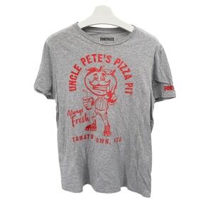 Fortnite Tomato Head Uncle Petes Pizza Pit Youth T Shirt Size 2X 2019 Epic Games